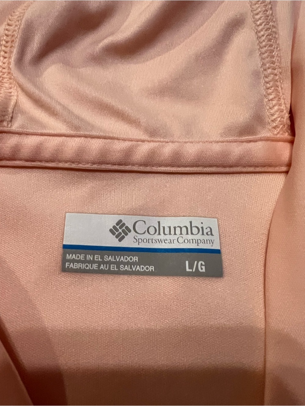 Columbia Peach Hooded Long-Sleeve Pullover - Picture 4 of 7